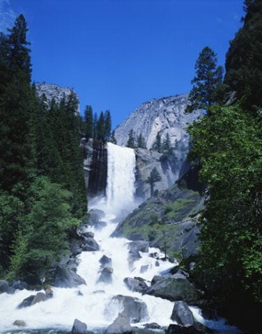 Yosemite National Park waterfall, California