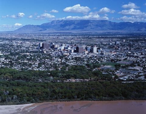 Albuquerque - New Mexico aerial view