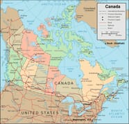 Canada Map Detailed Map Of Canada Provinces Canada Map Detailed Map Of Canada Provinces
