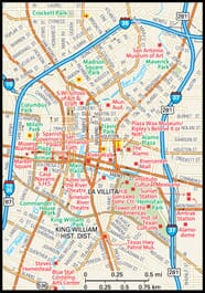 San Antonio Map Guide To San Antonio Texas
