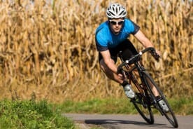 cyclist cycling on a road bike