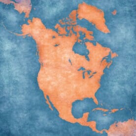 north america map