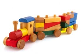 colorful wooden toy