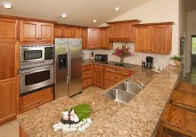 a residential kitchen
