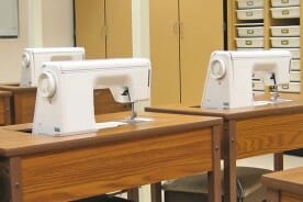 sewing machines - sewing classroom