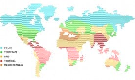 Climate Zone World Map