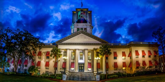 Historic Florida Statehouse in Tallahassee, Florida