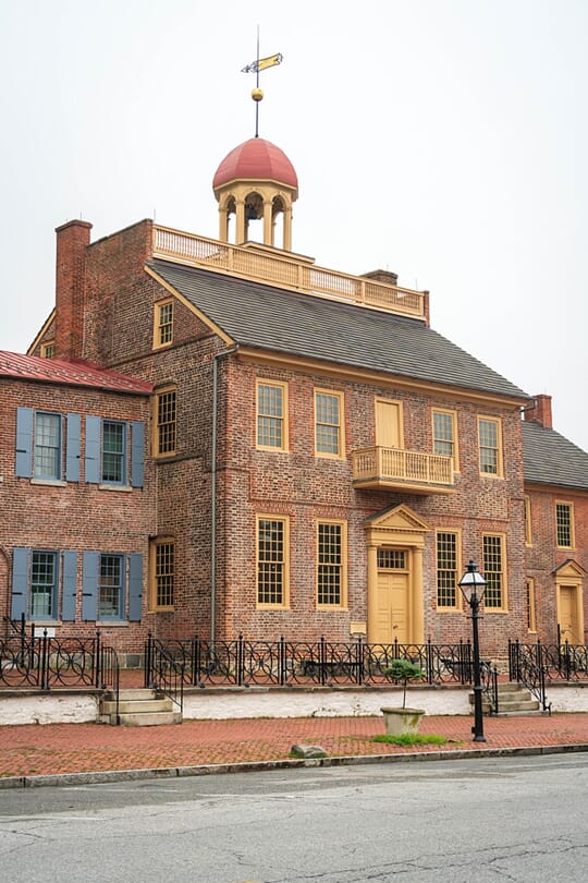 New Castle Court House Museum in New Castle, Delaware