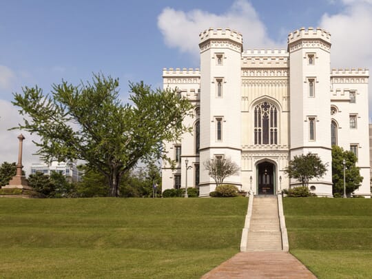 Old State Capitol Building in Baton Rouge, Louisiana