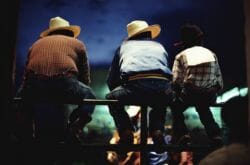 Cowboys at a rodeo