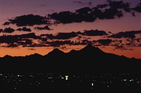 Phoenix Arizona at night