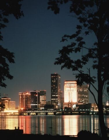 Louisville Kentucky skyline