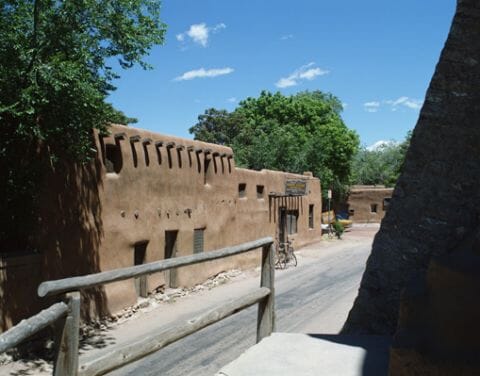 Santa Fe adobe house