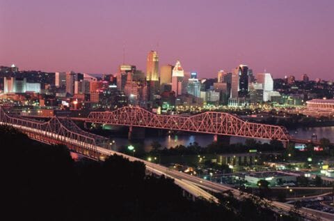 Cincinnati Ohio skyline