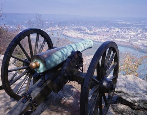 Chattanooga Battlefield artillery piece - Tennessee