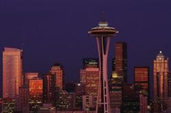 Seattle skyline close-up