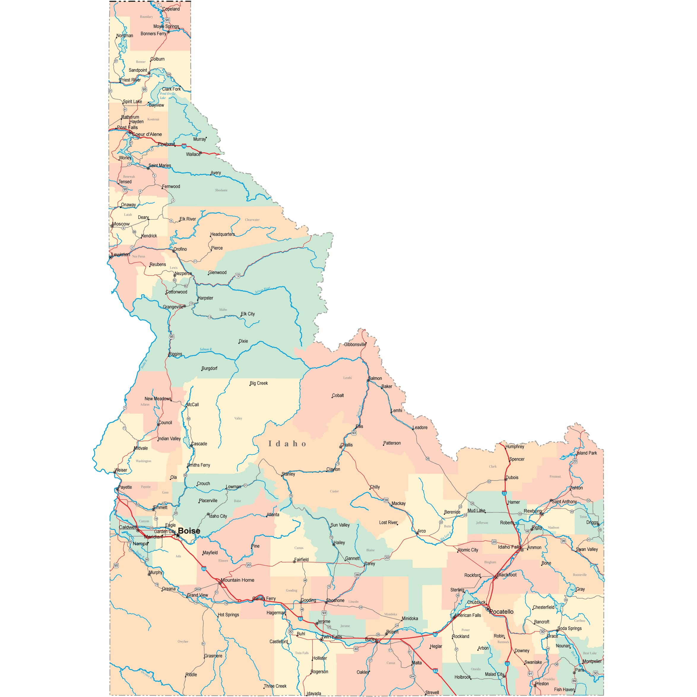 Idaho Road Map Square ?format=jpg