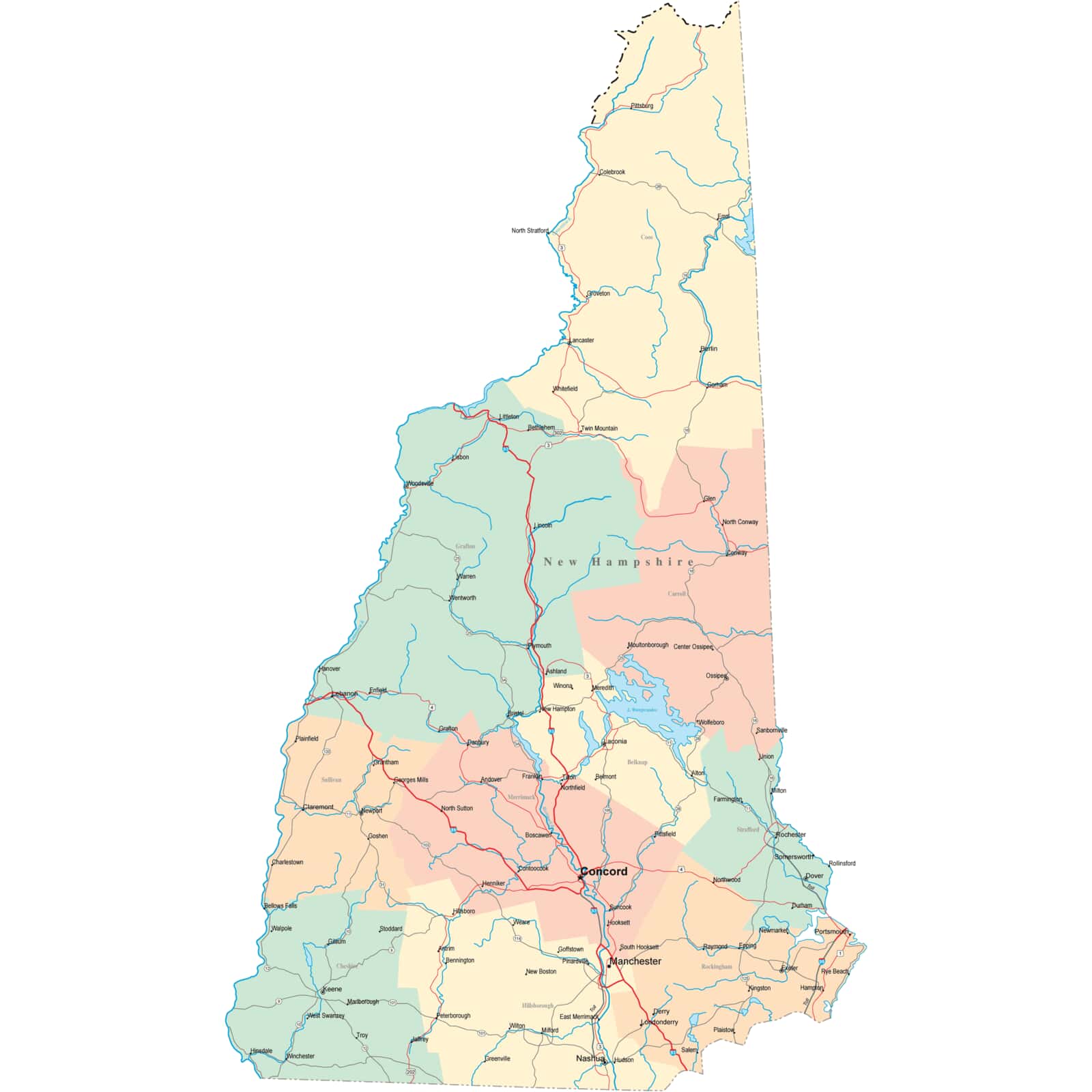 new hampshire highway map New Hampshire Road Map Nh Road Map New Hampshire Highway Map new hampshire highway map