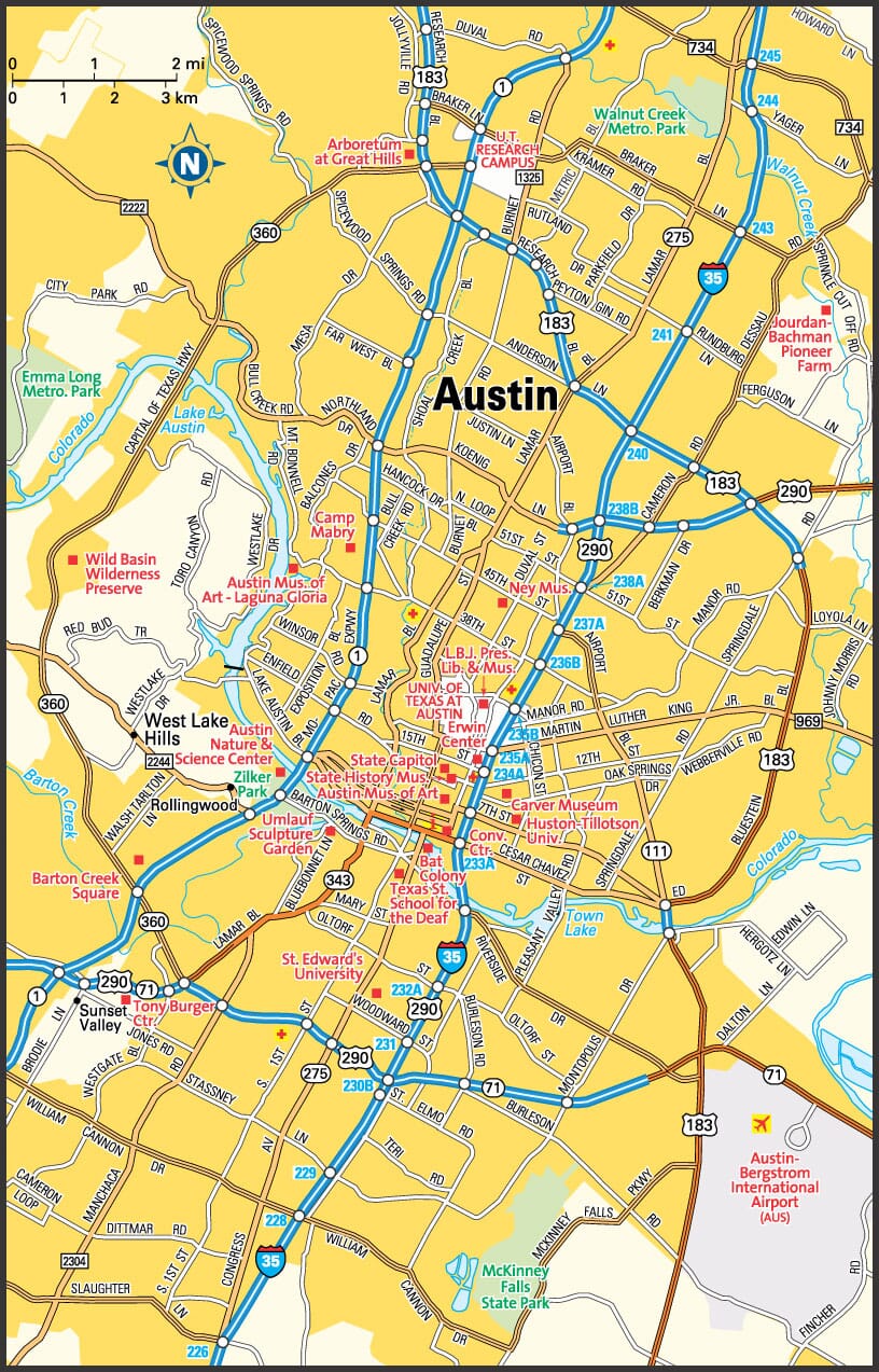 Texas City Map Directory - Maps of Texas Cities