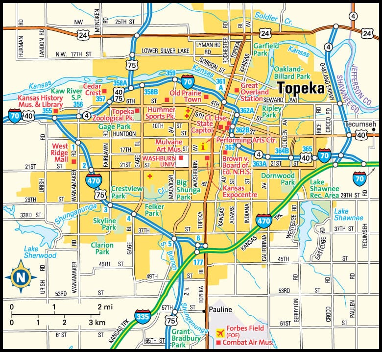 Kansas City Map Directory - Maps of Kansas Cities